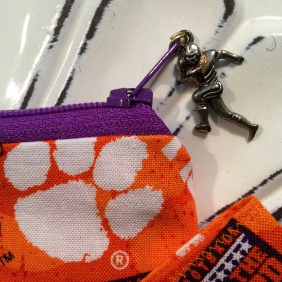 CLEMSON Tigers BAG & KEYCHAIN - Picture 3 of 7